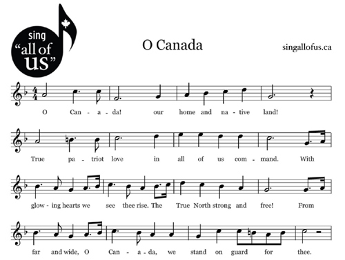 Canadian anthem gender neutral