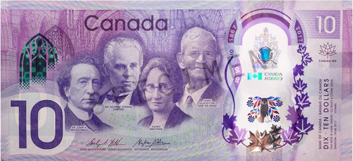Canada 150 note