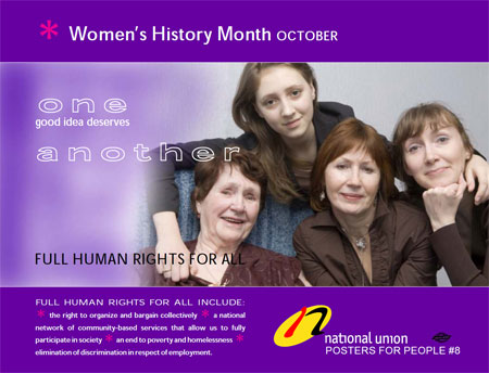 Women's History Month poster
